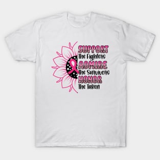 In October We Wear Pink Breast Cancer Awareness T-Shirt